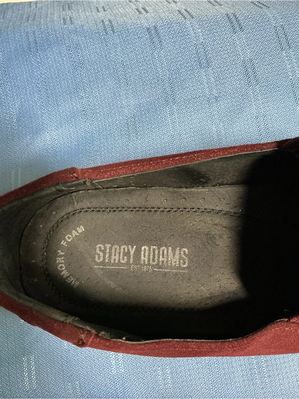 Stacy Adams suede upper